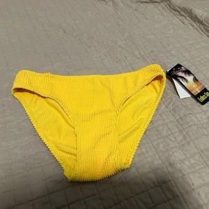 NWT Yellow s/m swim bottoms